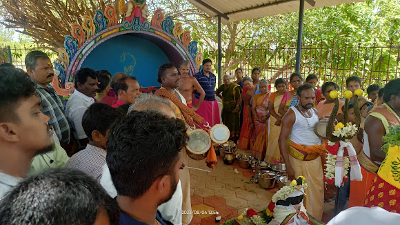 Temple shed and shrine